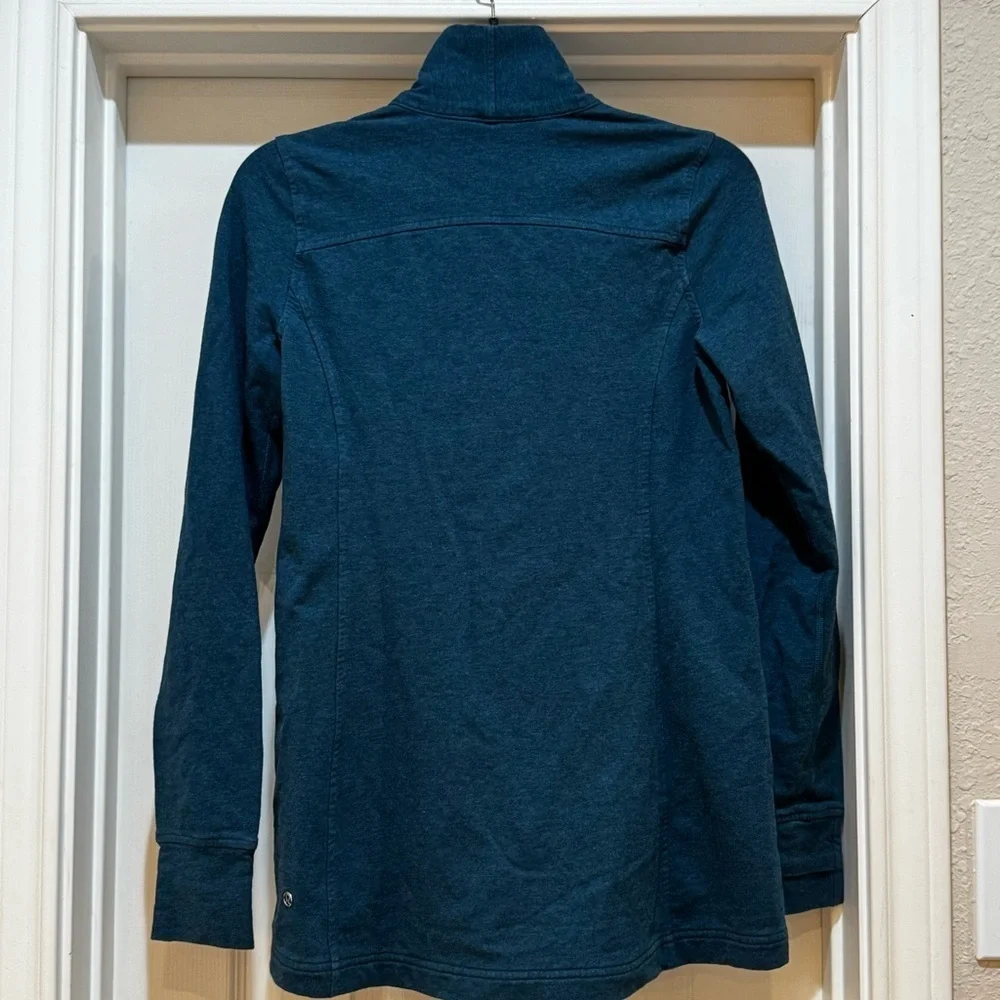 LULULEMON Coast Wrap II teal women’s jacket, size 4